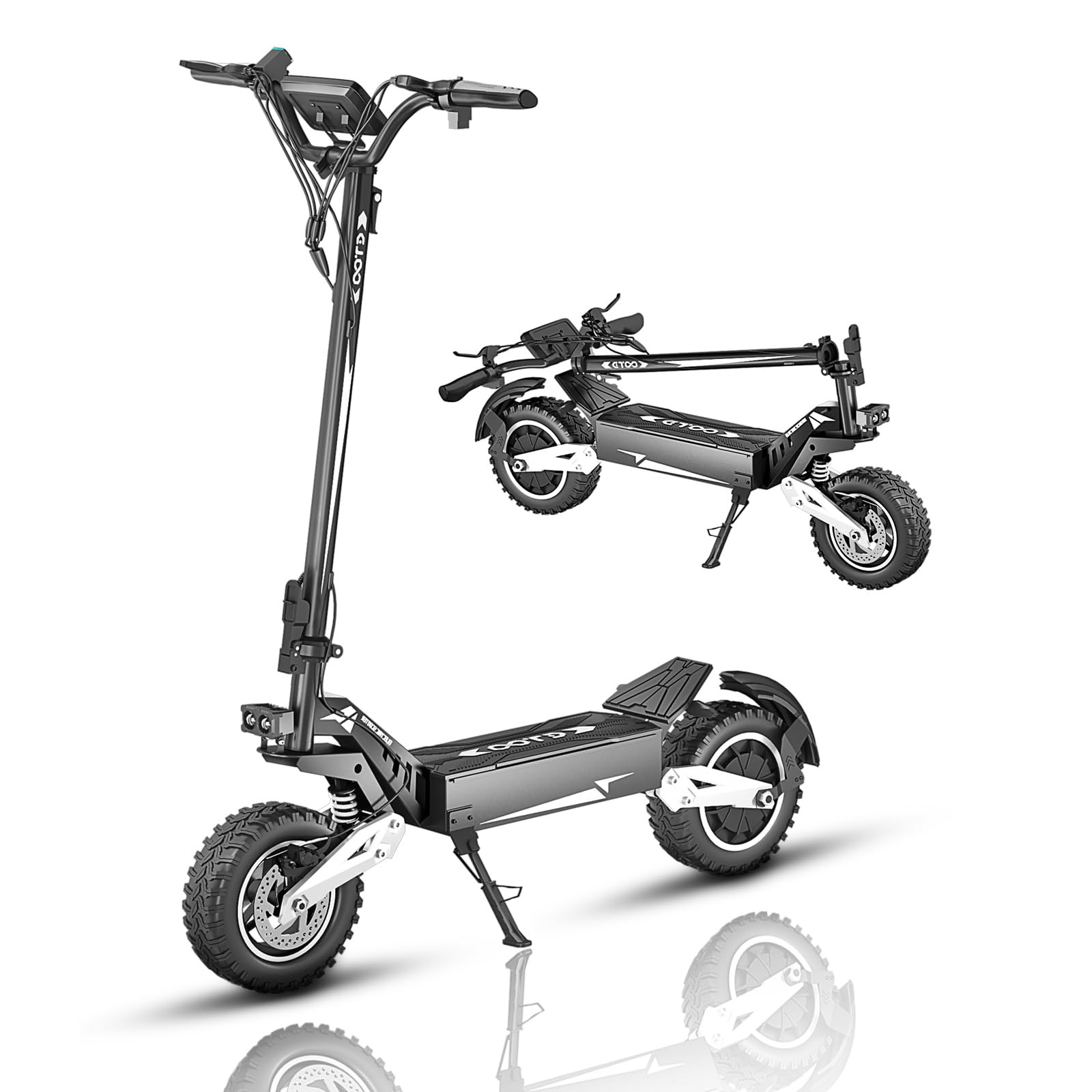 T10 Electric Scooter for Adults 900W Brushless Motor Up to 31 Miles Range 34 MPH Max Speed 11