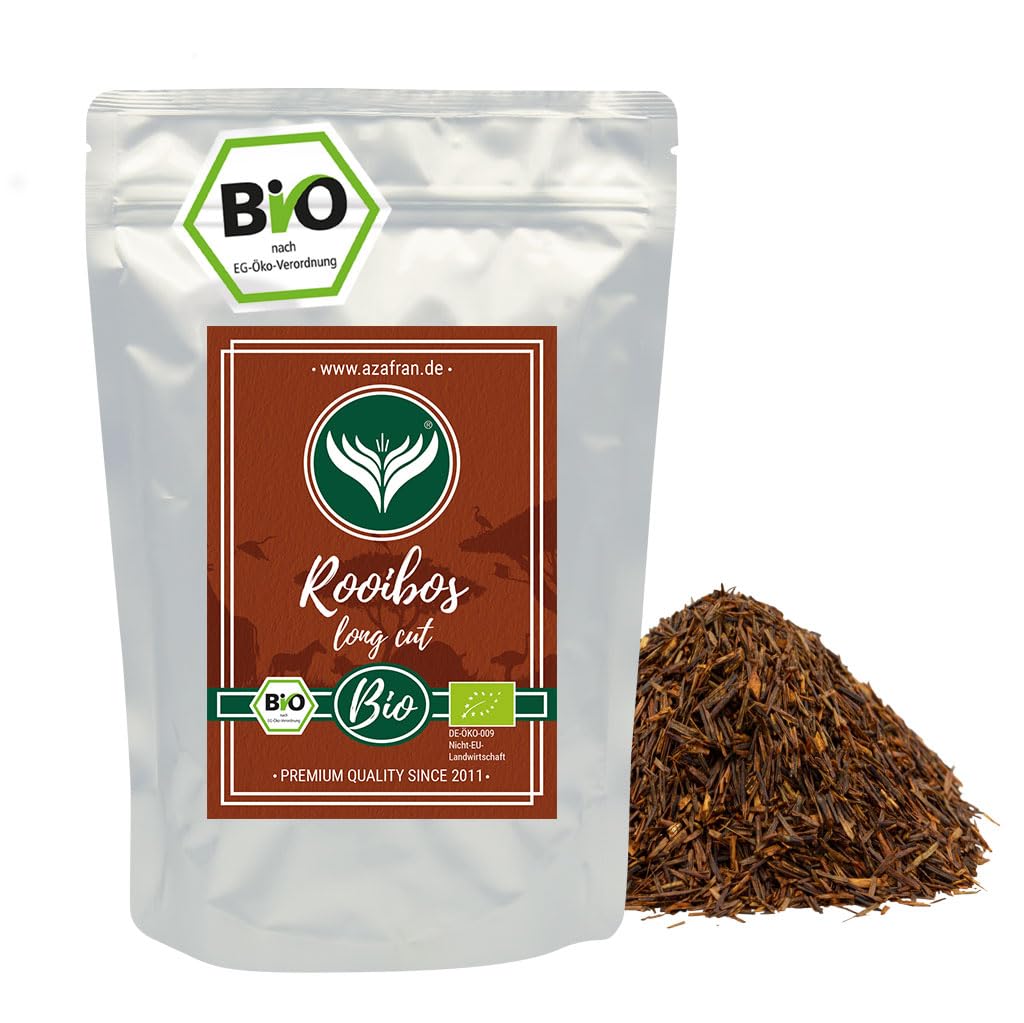 Azafran BIO Rooibos Tee lose - Rotbuschtee Natur 500g