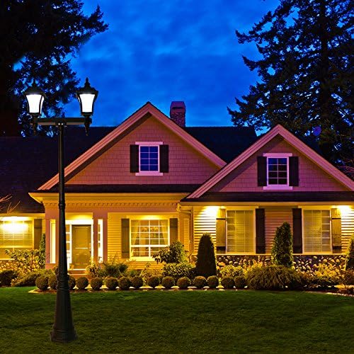 Reflection – LP-02 Solar powered LED Light Lamp Post Outdoor Light