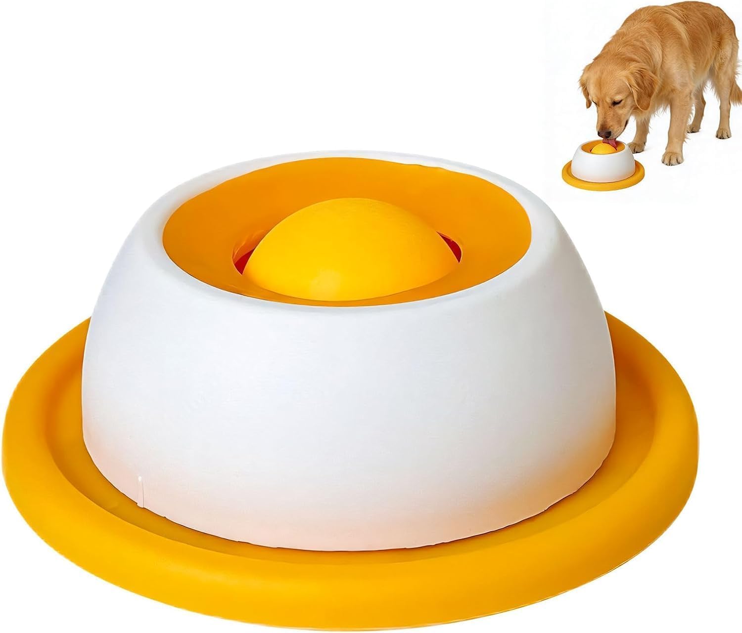 Lick Bowl For Dogs,2026 New Pet Lick Bowl, Interactive Dogs Lick Toy Lick Mat With Suction Cup Non Slip For Healthy Eating, Interactive Slow Feeder Lick Toy for Small Medium Dogs Cats (YW)