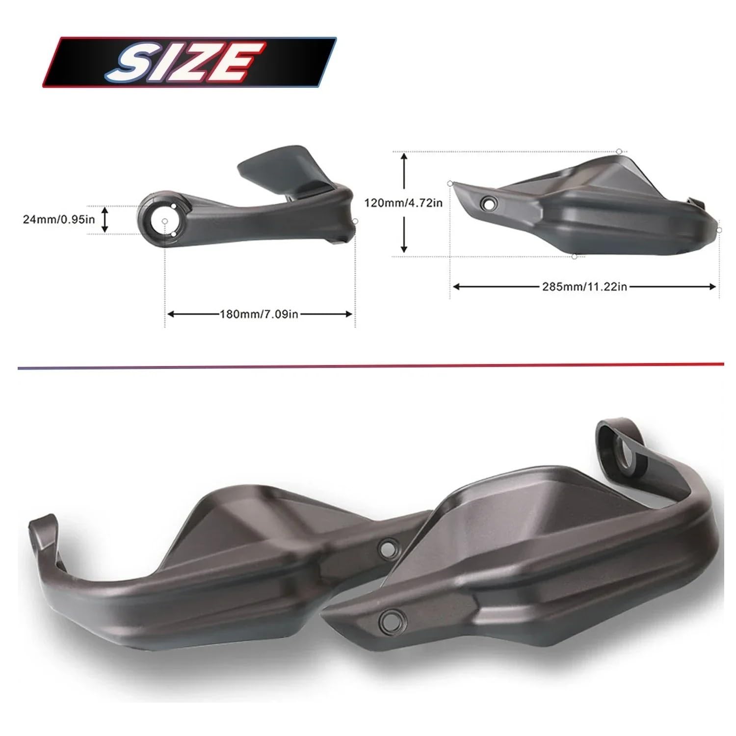Kupplungs Hebelschutz Motorrad Zubehör Handschutz Hand Guards Schild Mit Montage Halterung Teile Für 800X 800 X 2023-2024