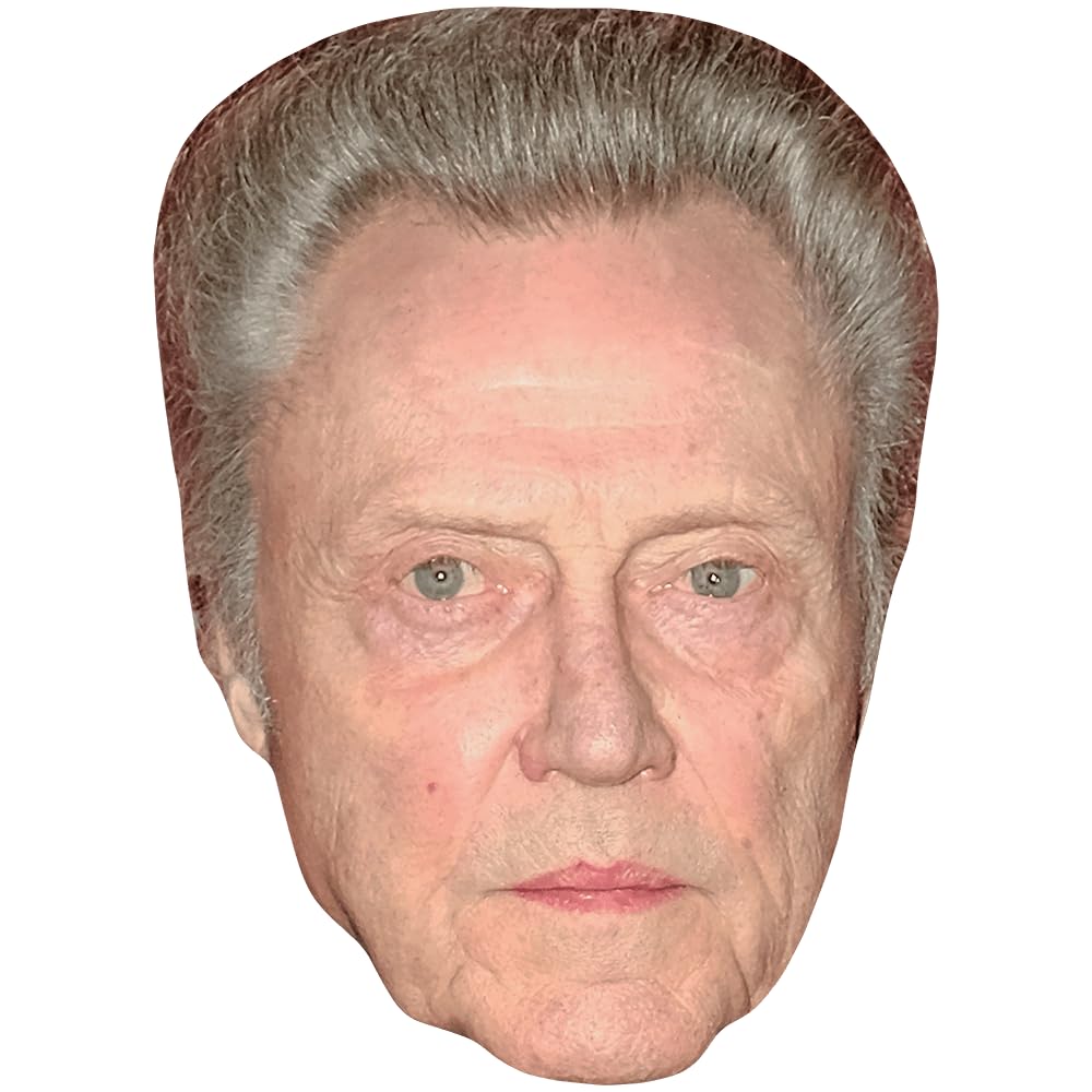Christopher Walken (Grey Hair) Celebrity Mask, Flat Card Face, Fancy Dress Mask