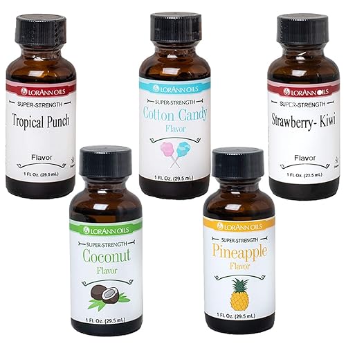 LorAnn Super Strength Paquete variado #1 de 5 sabores en botellas de 1 onza