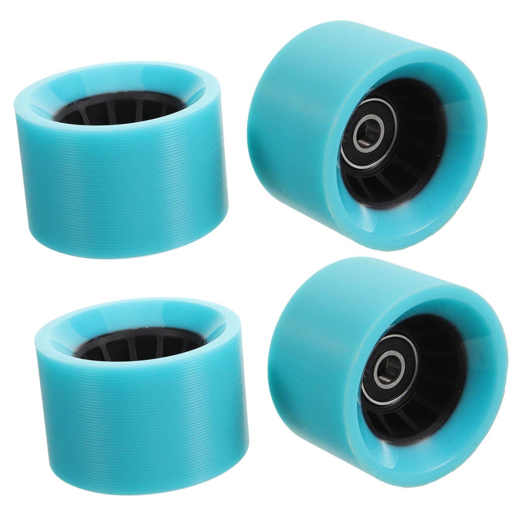 BESPORTBLE Outdoor Roller Skating Wheels 4 Pack Replacement Wheels 95a Pu for Surfaces