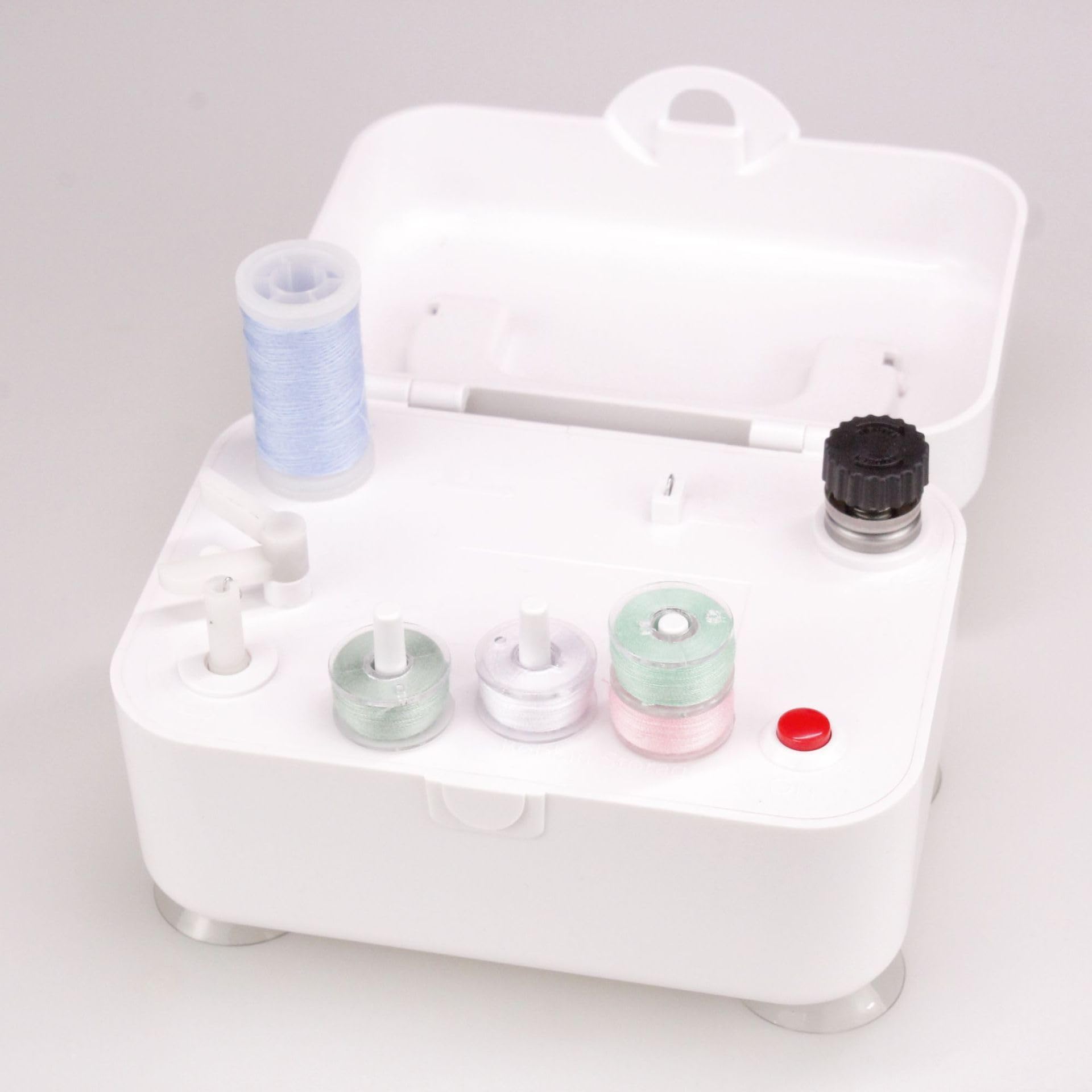 Bobinadora Eléctrica, Bobinadora Portátil Simple para Máquinas de Coser, Bobinadora Automática Industrial Eléctrica para el Hogar, Herramienta de Bobinado de Costura