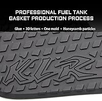 Vista 6 de Para Kawasaki KLR 650 KLR650 2021 2022 – Accesorios de motocicleta Almohadilla lateral de depósito de combustible Almohadillas de tanque Protector