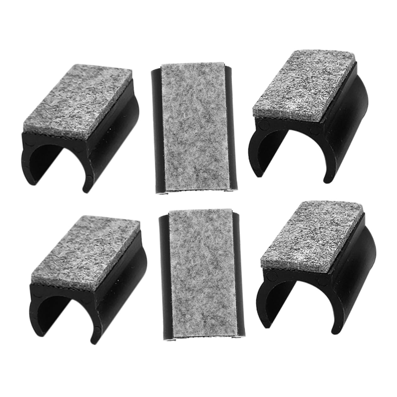 NUOBESTY 5 Sätze Teiliges Möbelpads U Förmige Stuhlbeinschutzkappen Filz Für Hartböden rutschfeste Und Schalldämpfende Fußpolster Für Stühle Für Sled Stühle 6 Stück * 5