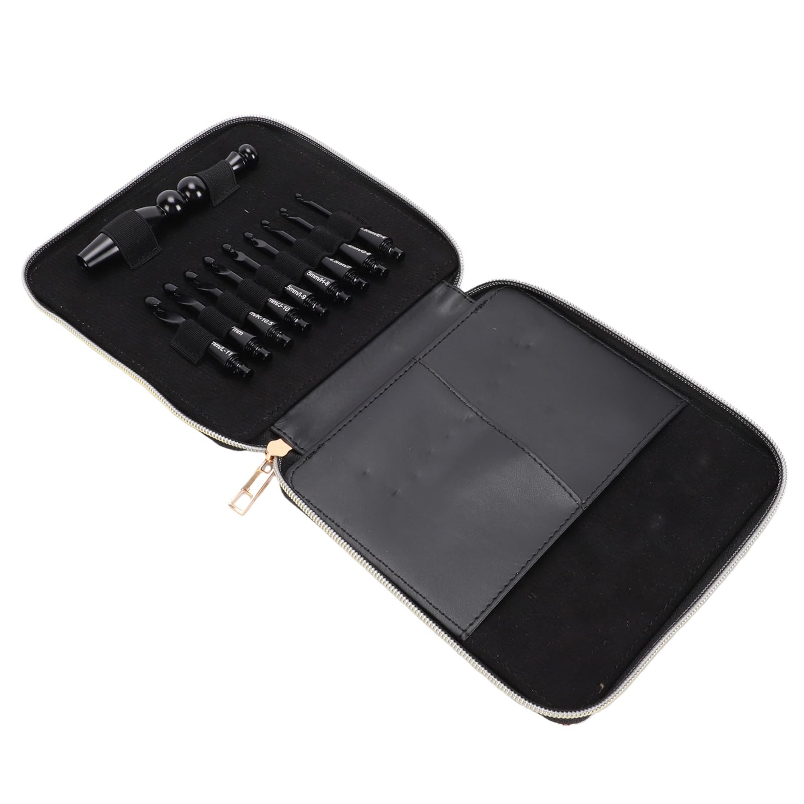 RIZGHWOY Juego de Ganchillos Intercambiables 9 Piezas 3.5mm a 8.0mm con