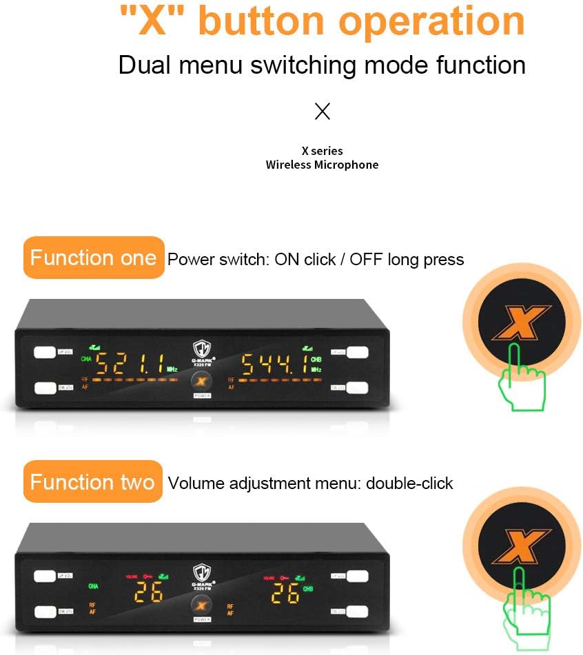 G-MARK X320FM Handheld Microphone Internal View