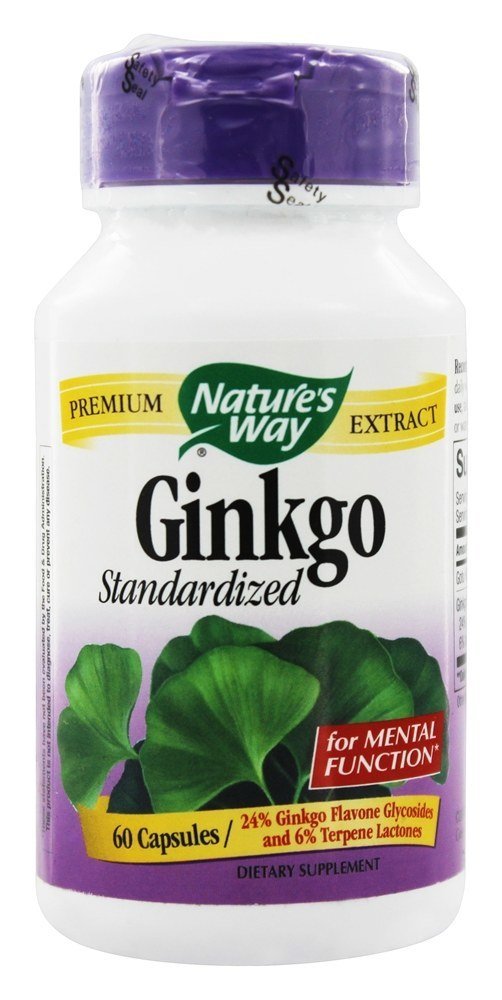 Ginkgo, Standardized 60 Capsules