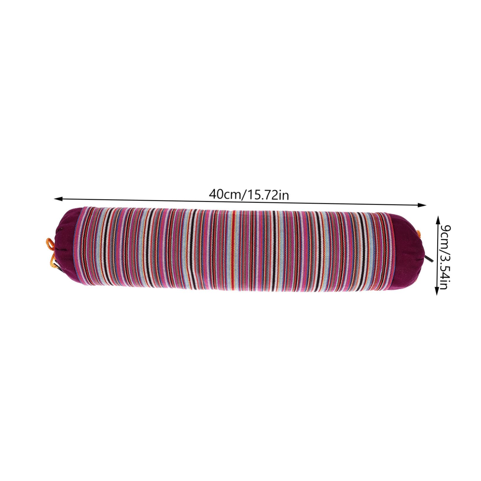 2 Almohadas Cervicales Redondas Soporte para Cuello de Algodón