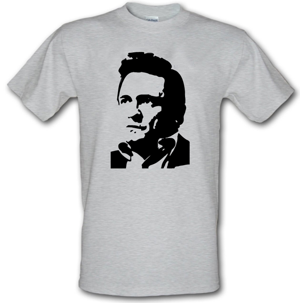 Johnny Cash Man in Black Che Guevara style T-shirt