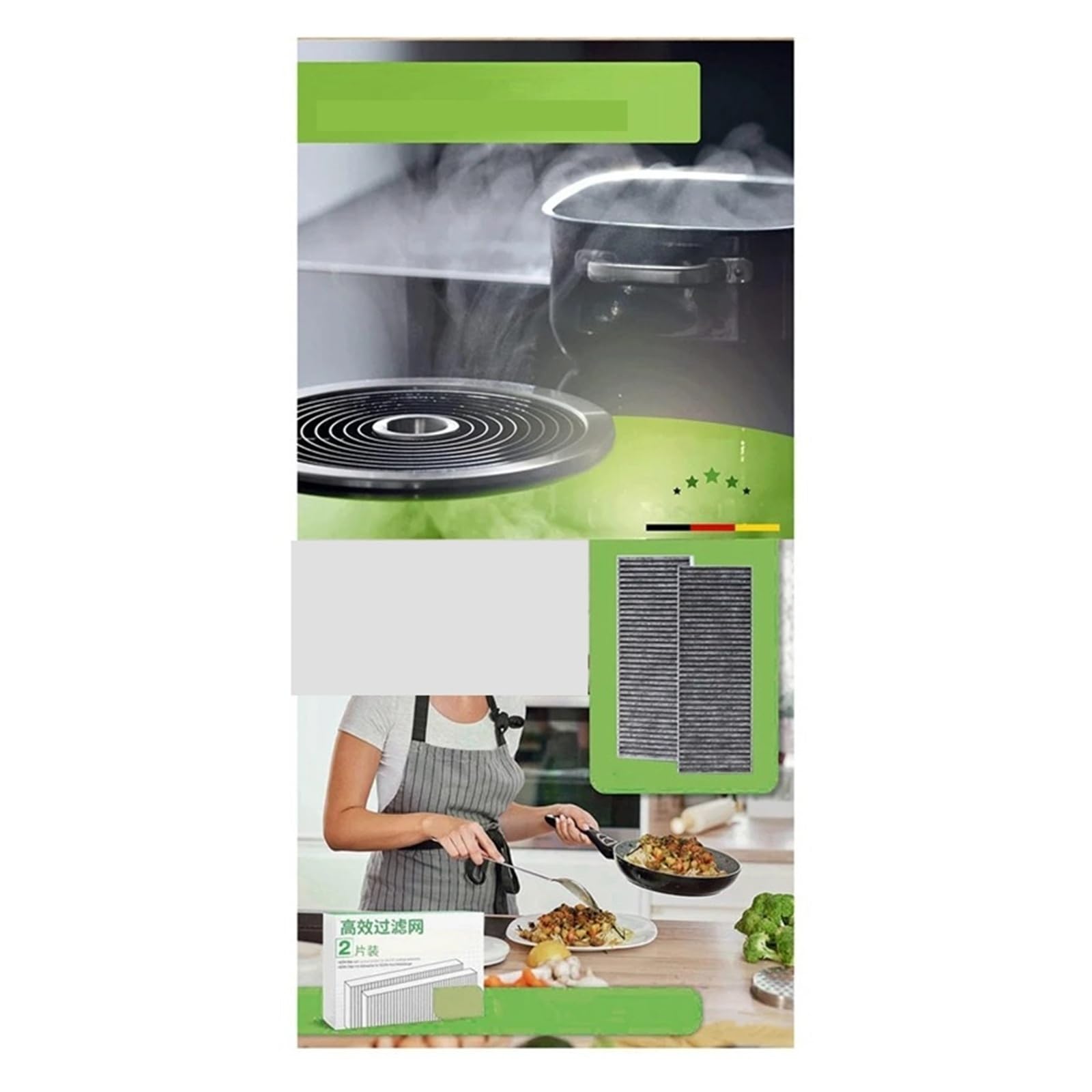 Sostituzione Automatica Del Filtro Della Cappa Da Cucina, Compatibile Con Bora, Compatibile Con Pure, Compatibile Con Puakf, Parti Del Kit
