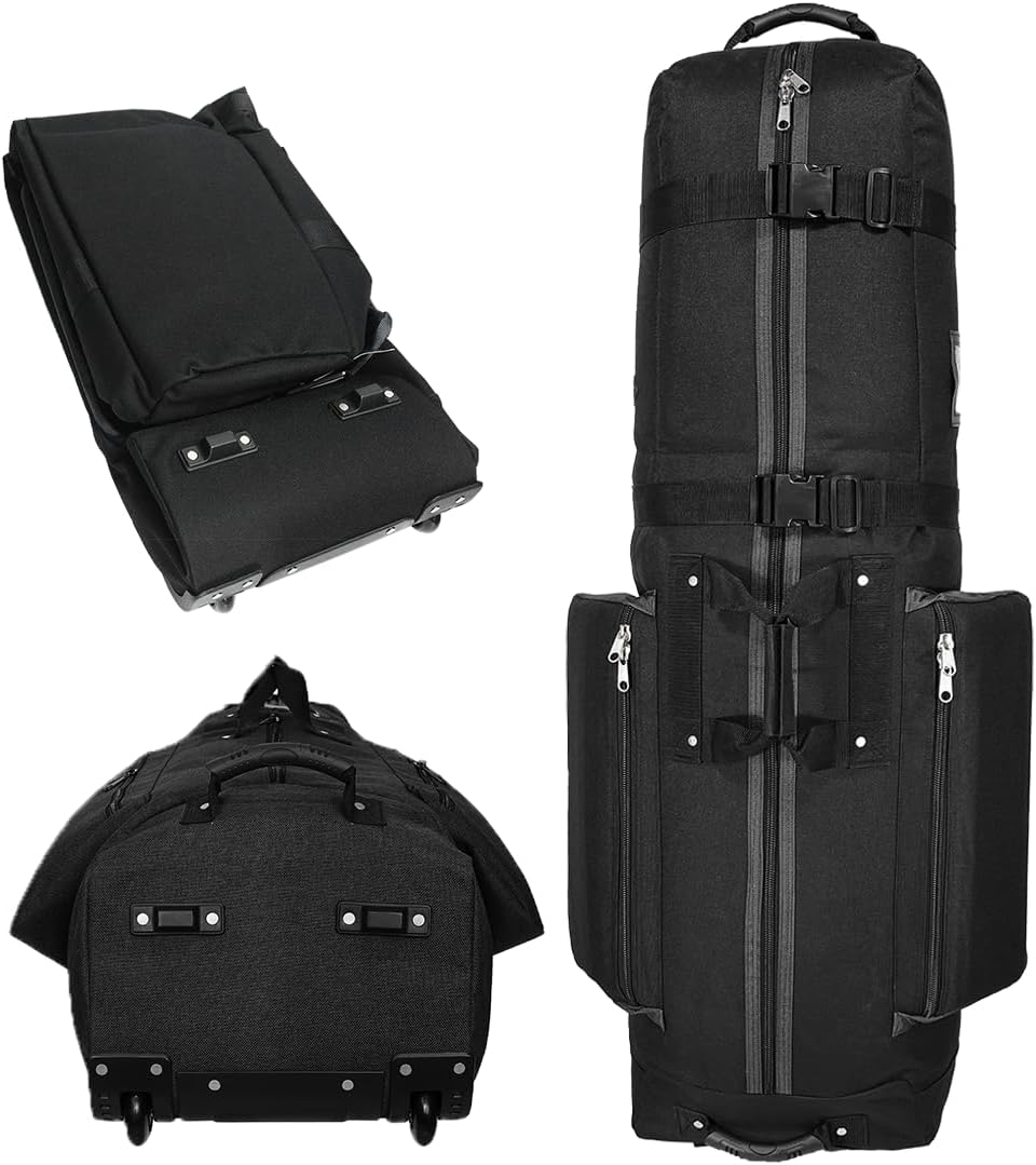 CaddyDaddy Golf Constrictor 2 Travel Cover (Black/Grey)