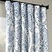 HPD Half Price Drapes Printed Room Darkening Curtains for Bedroom, Living Room 50 X 96 (1 Panel), BOCH-KC16072-96, Tea Time China Blue