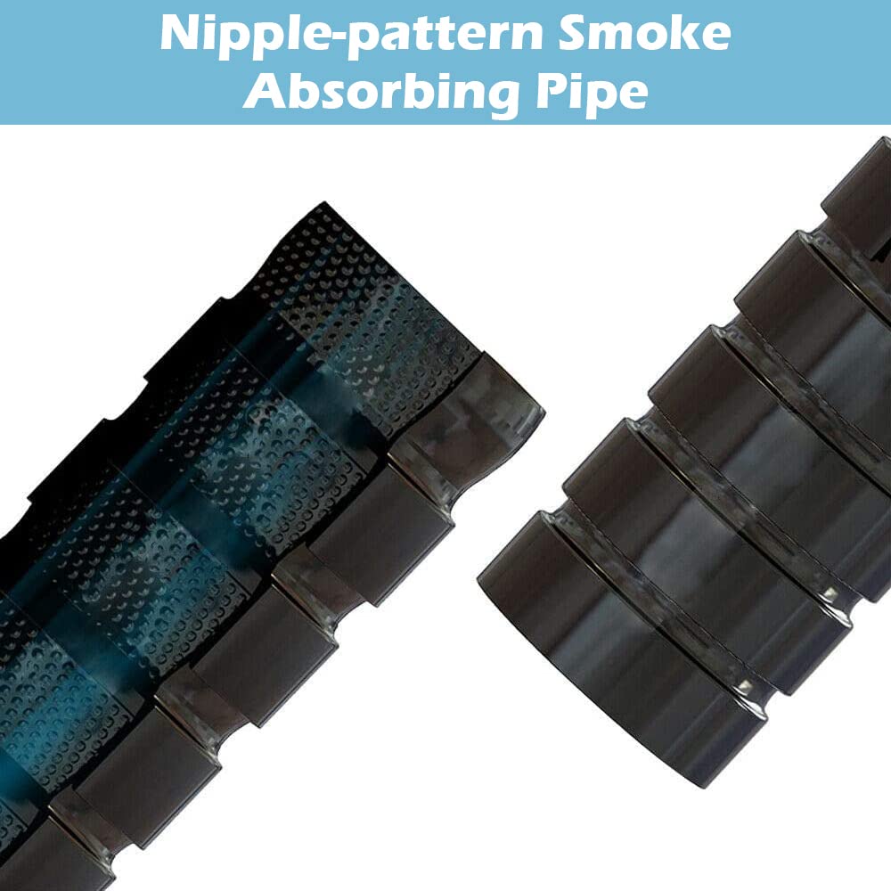 Fayelong filtro para extractor de humo de soldadura amortiguador de humo absorbente de humo de soldadura para estación de soldadura ESD portátil filtración de tres capas con cubierta de goma