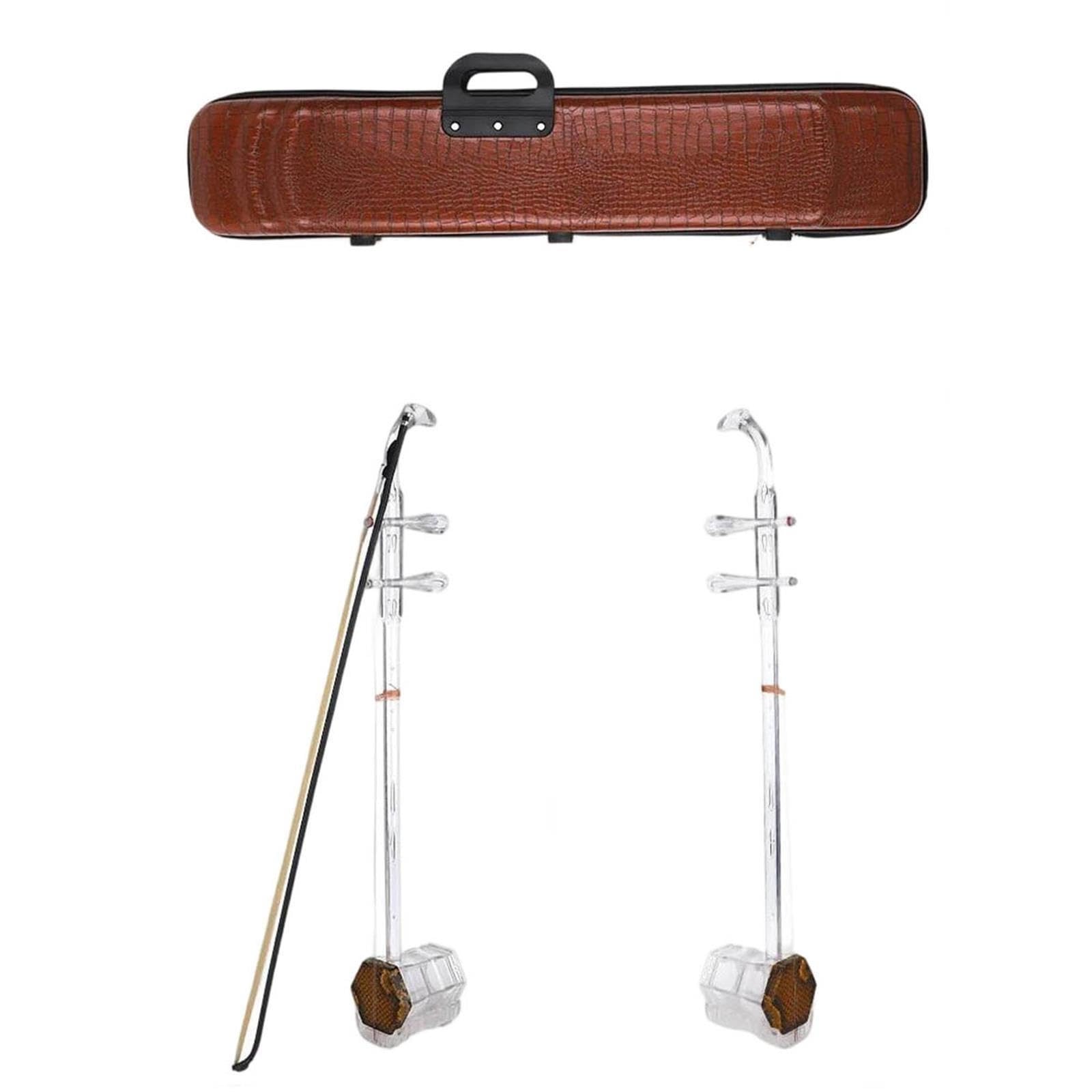 Erhu Musikinstrumente Transparentes Harz Erhu