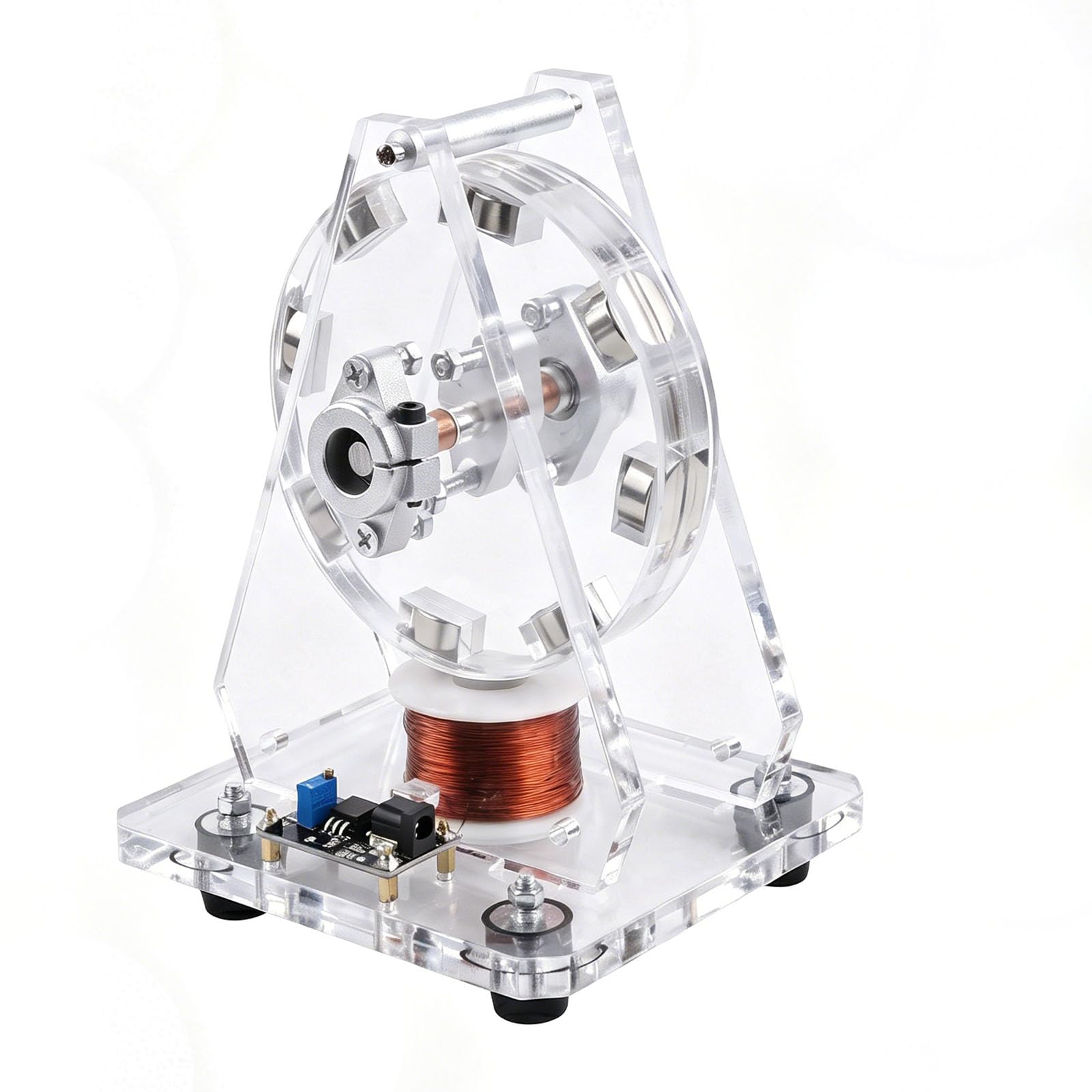MRJYK Magnets Pseudo Motion Disc Motor, Brushless Motor Model, 500-1500 Rpm, 24v Science Kit, For Diy Physics Experiments Educational Motion Machine
