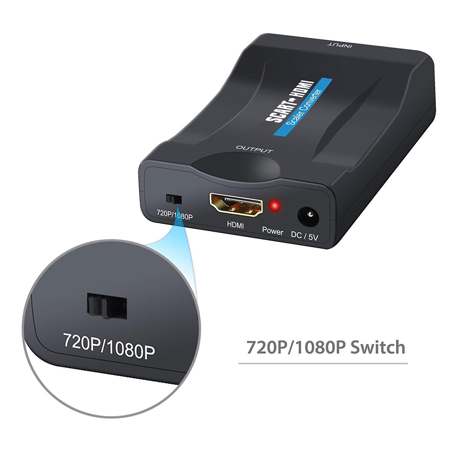 Adaptateur Peritel vers HDMI kyx pour HDTV STB Xbox PS3 Sky DVD Blu-Ray