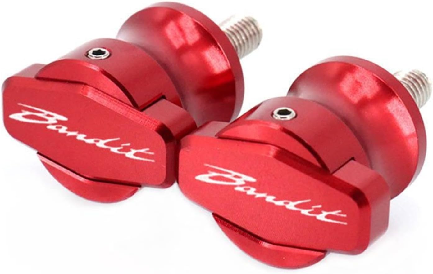 Motorcycle CNC Frame Stands 8MM Screws Sliders Swingarm Spools Slider M8 for Suzuki SV1000 SV 1000 Swing Arm Bracket Screw (Color : Red)