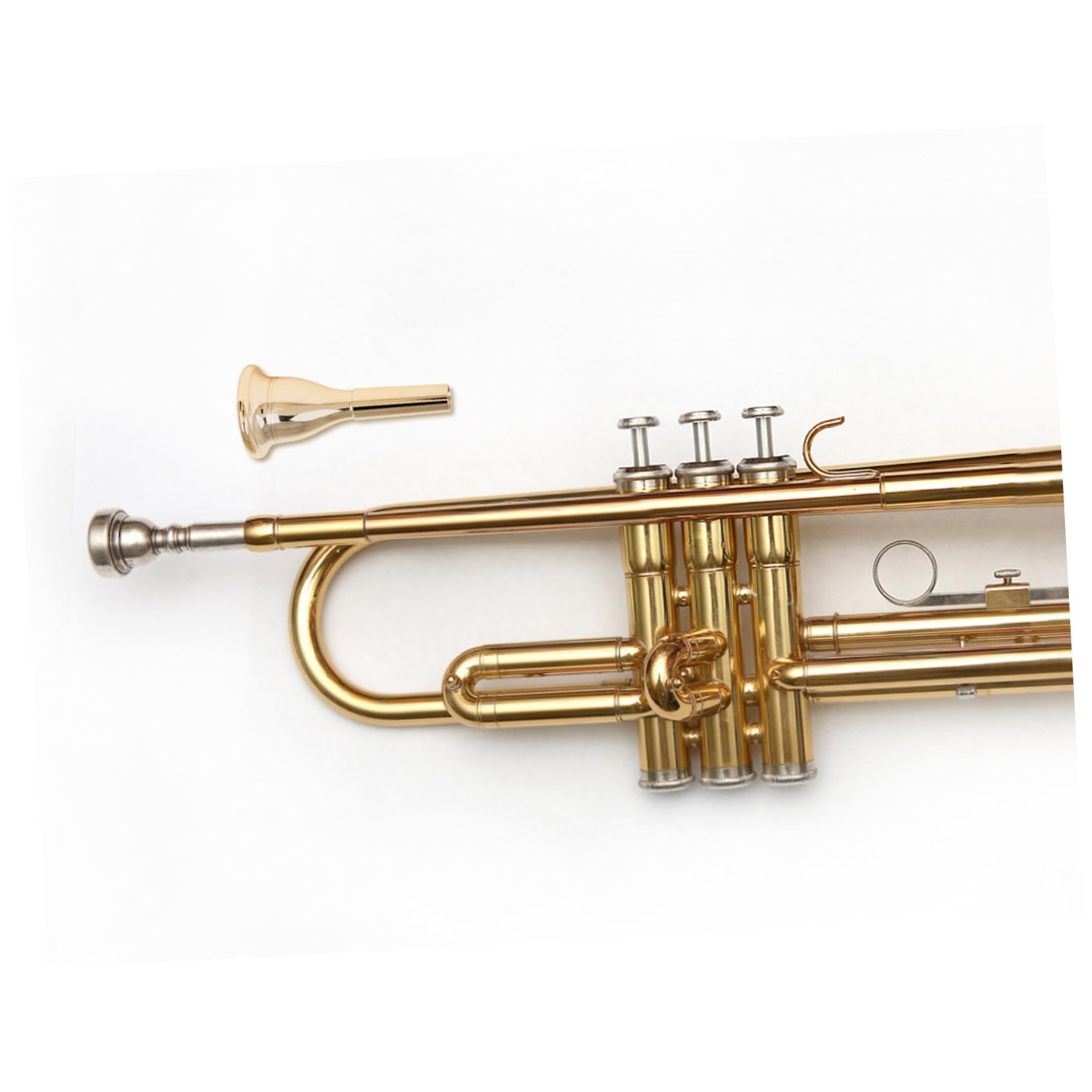 Generic Professionelles Tuba Mundstück aus Messing Robust und Filigran Ersatzteil für Tuba mit 13,3mm Durchmesser für Musiker und Auftritte