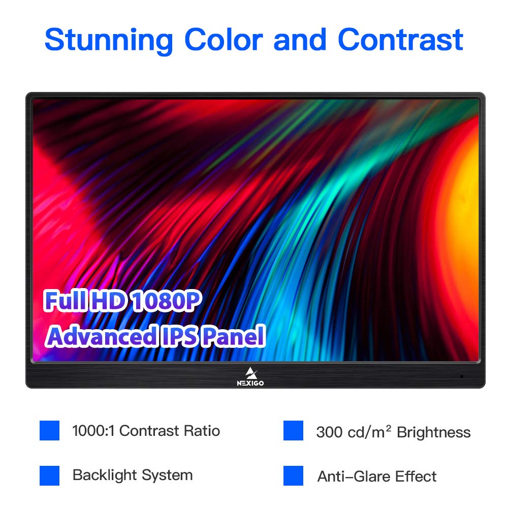 15.6インチ FHD IPS ポータブルモニター 144Hz Amazon.co.jp: NexiGo 15.6インチポータブルモニター、フルHD 1080P