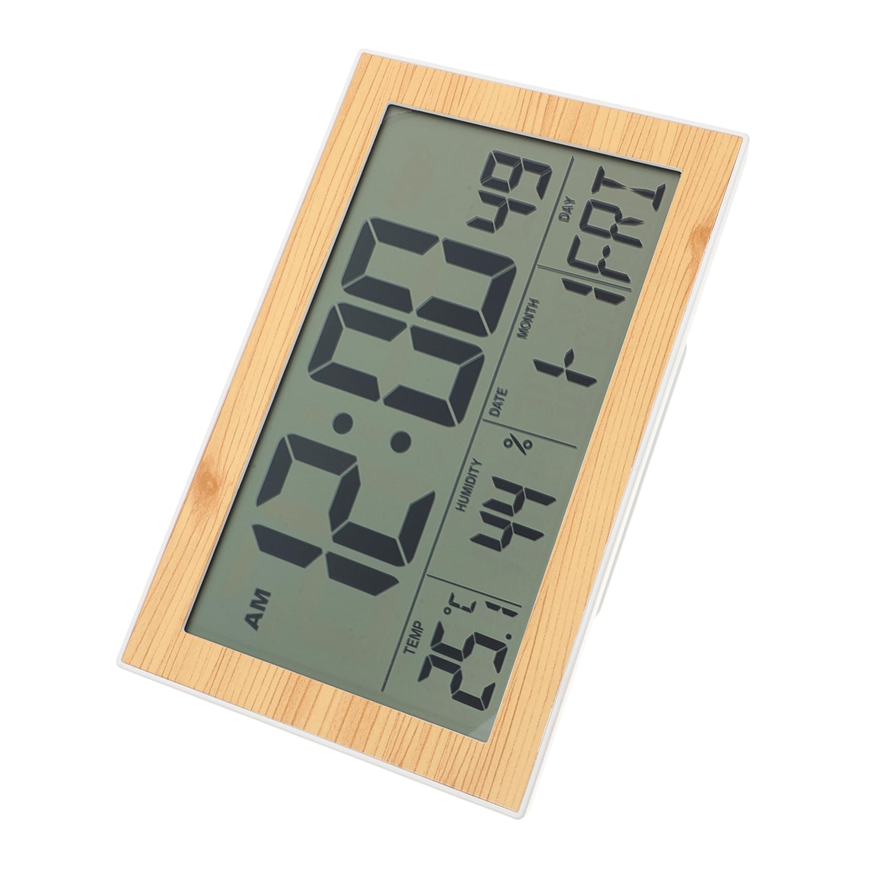 ABOOFAN Orologio Digitale da Parete Termometro Automatico Display Grande Design in Abs Leggero e Compatto per Soggiorno e Camera
