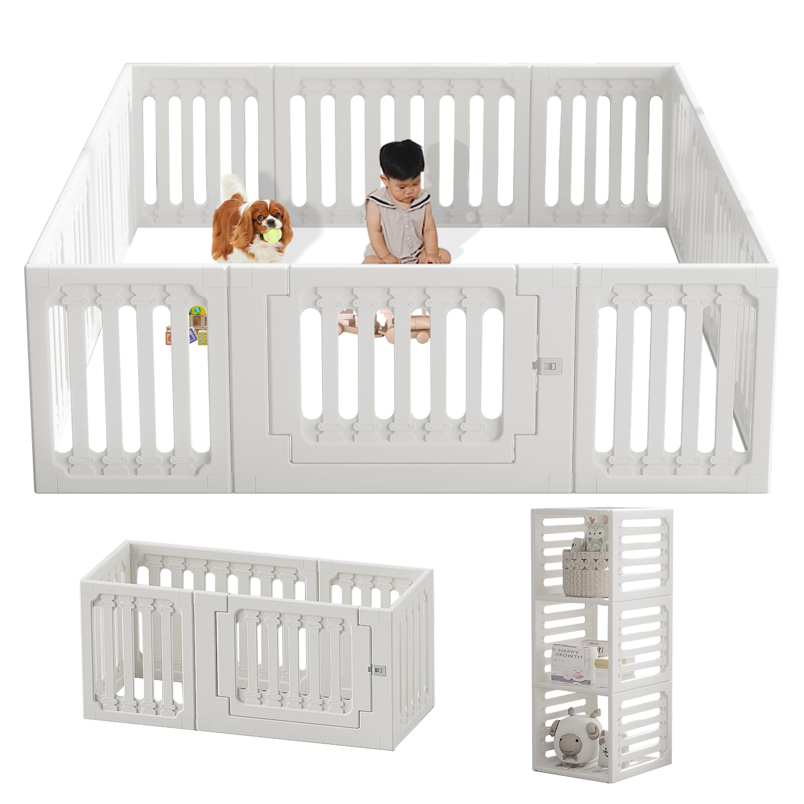 ベビーサークル　BEAR ZONE 8枚扉付き ベビーサークル BEAR ZONE 8枚扉付き ベビーサークル BEAR ZONE 8枚扉付き