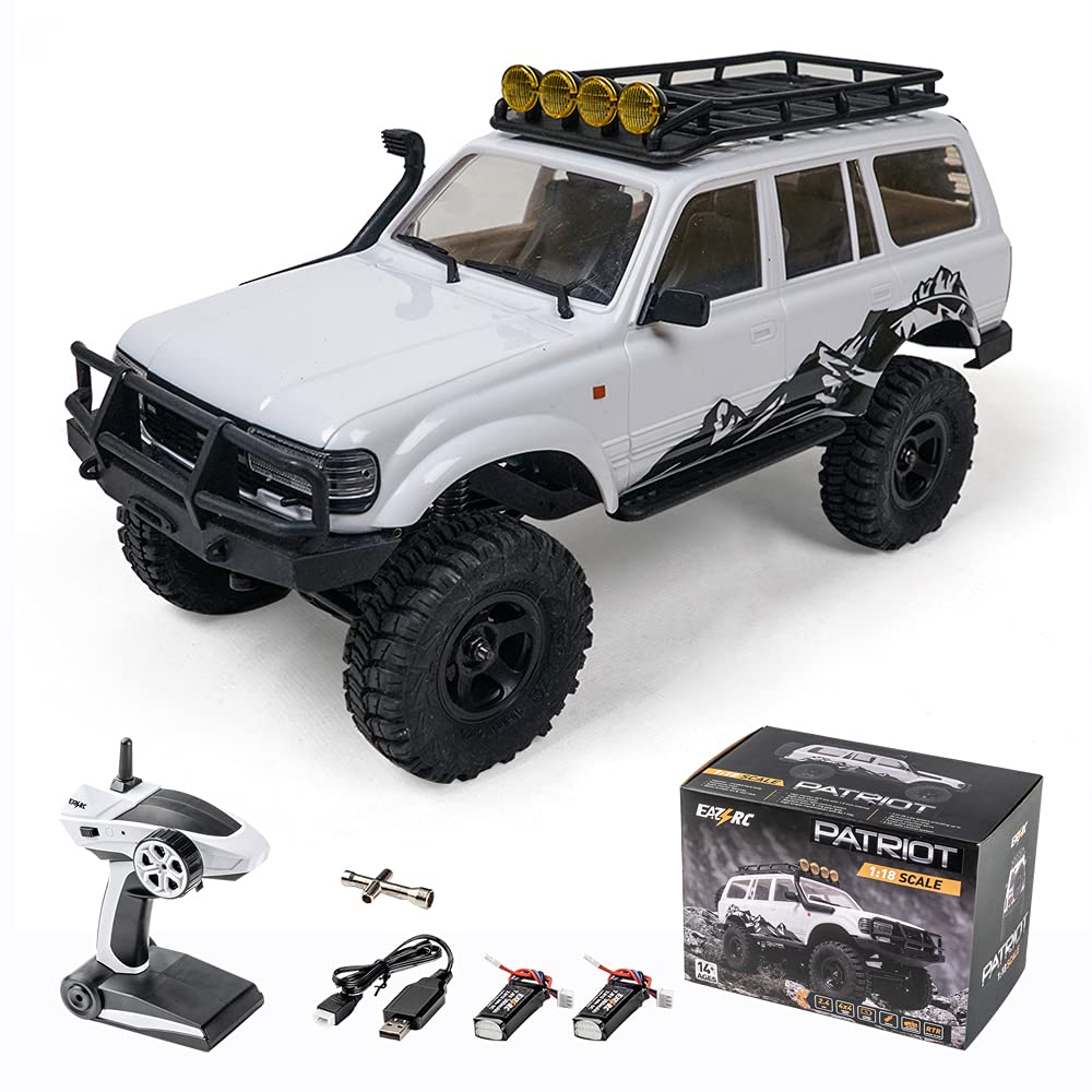 Buy EAZYRC Patriot 1/18 RC Rock Crawler Land Cruiser Truck Climbing Car