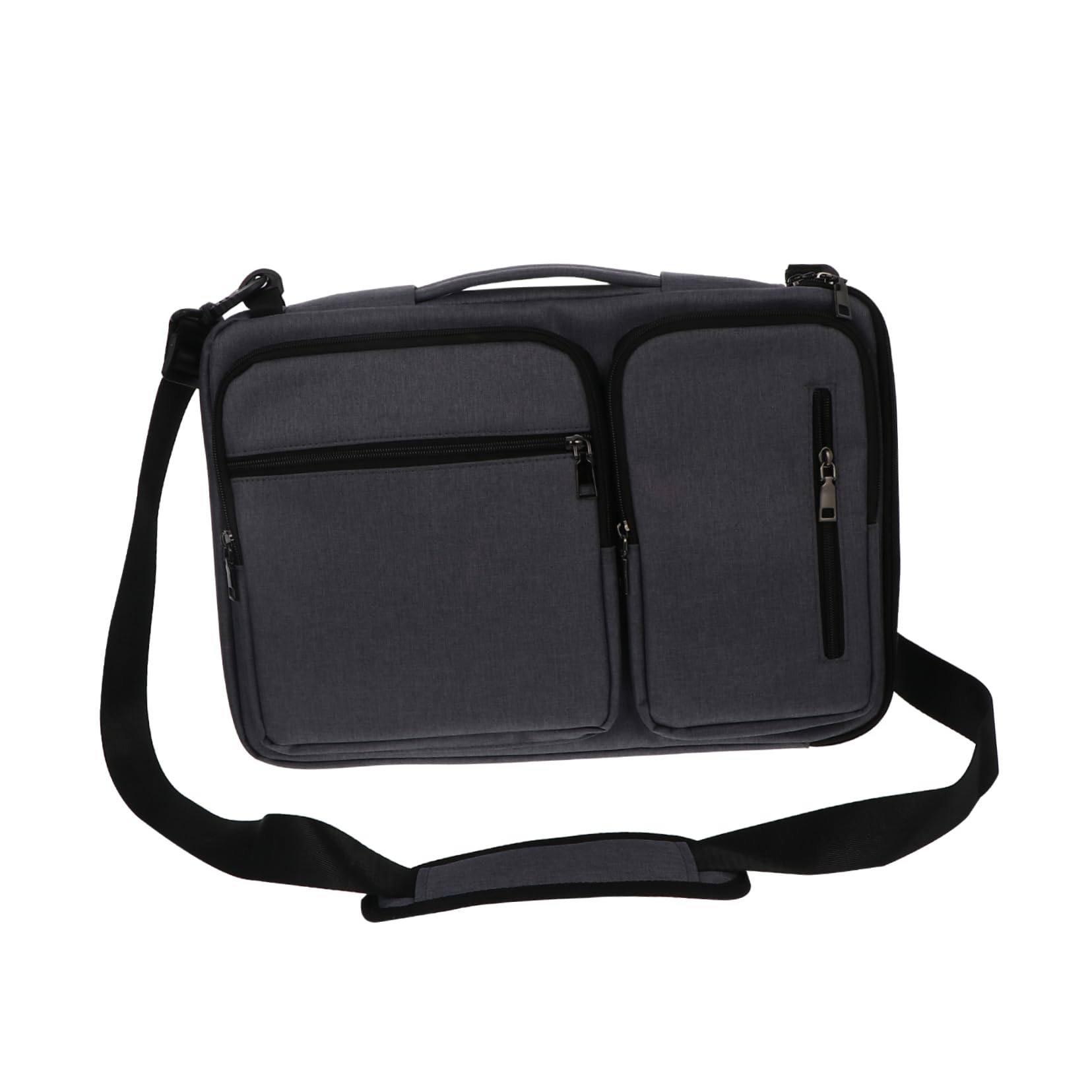 FUNNETOYU 1Pc Adjustable Water Resistant Laptop Handbag Stylish Computer Bag for Work Business and Travel Versatile Shoulder Bag for Men Women