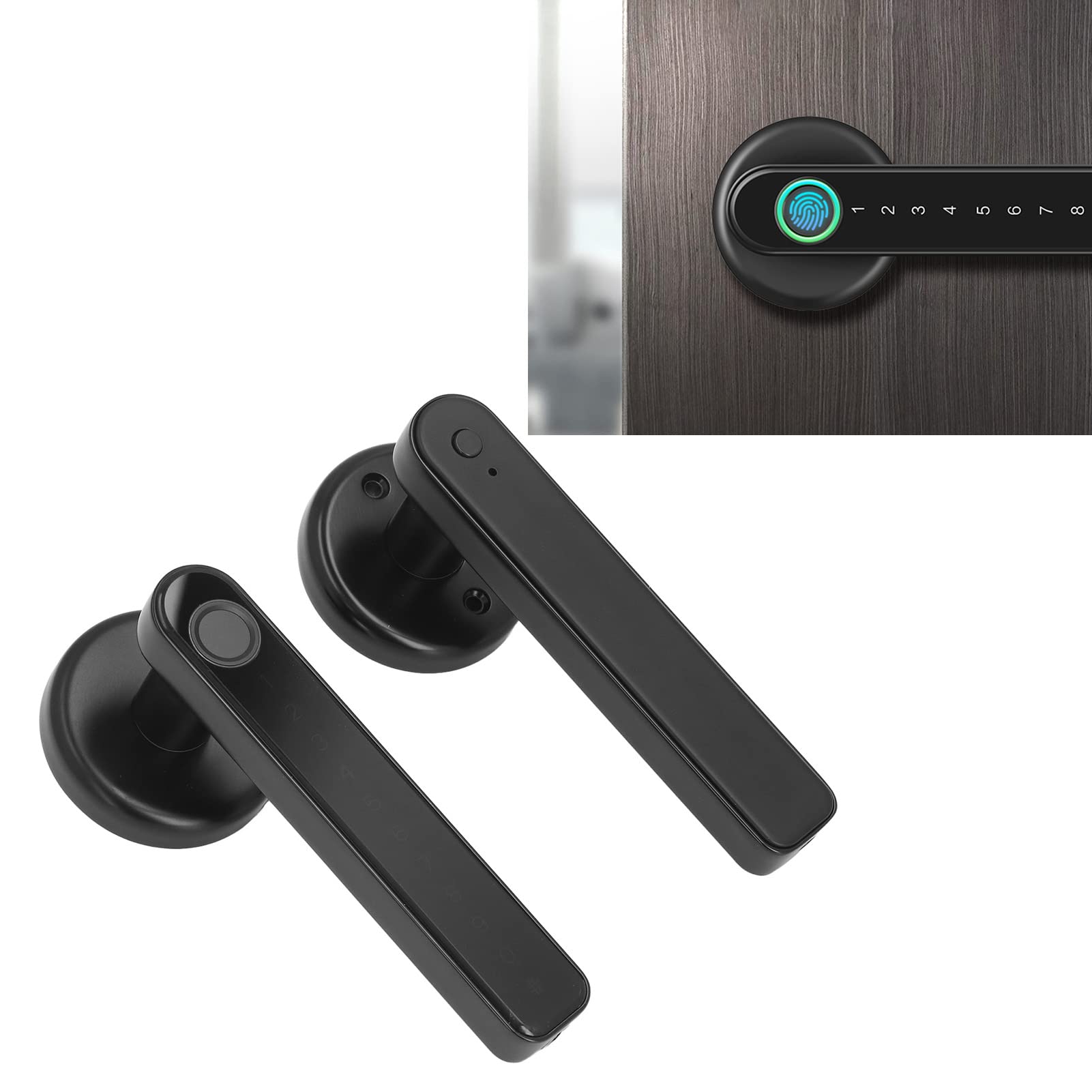 Cocoarm Serrures de Porte Intelligentes, Entrée sans clé, Empreinte