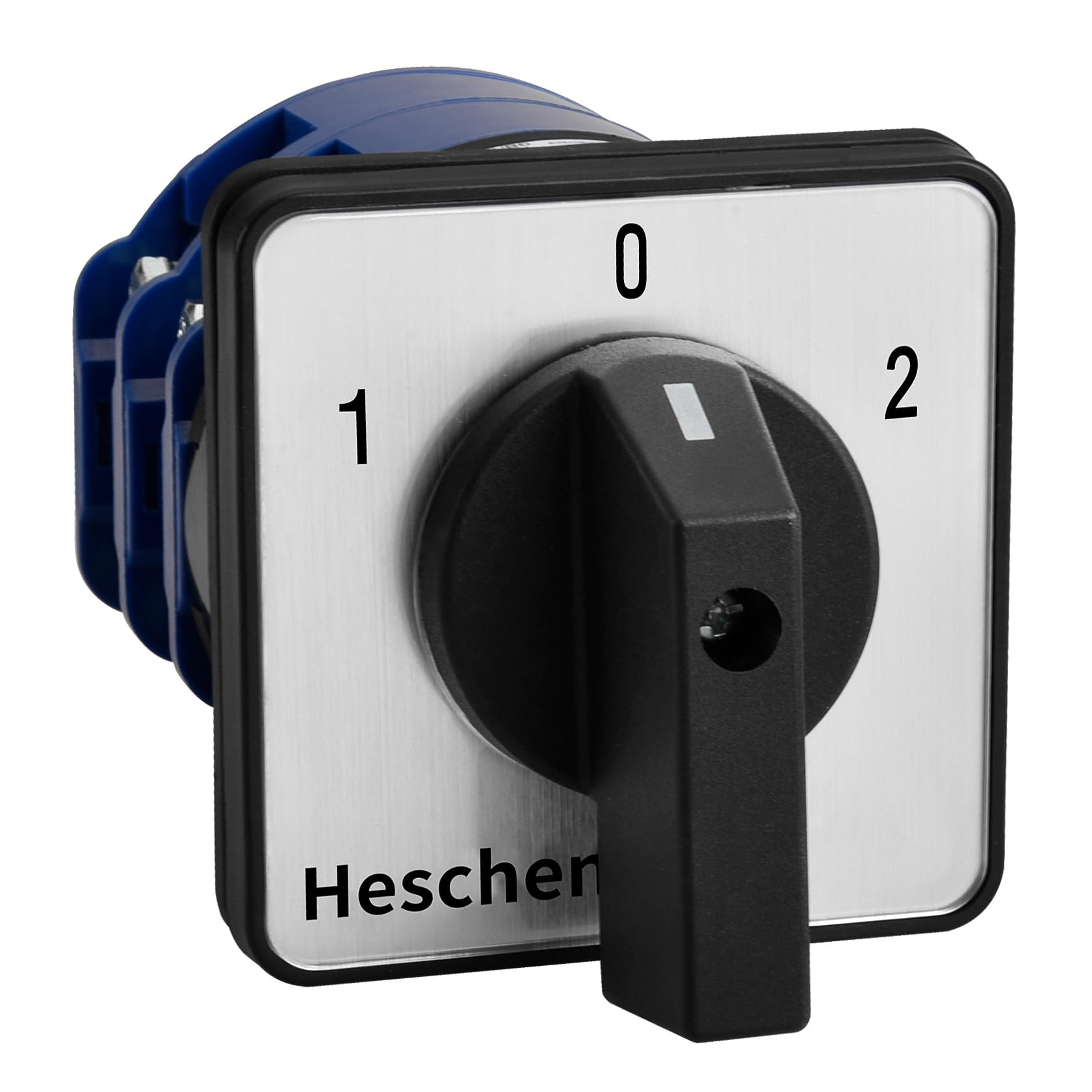 Heschen Commutatore rotativo a camma, LW28-125/D202.2, 125A 660VAC, 2 fasi, ON/OFF/ON 3 posizioni, 8 terminali