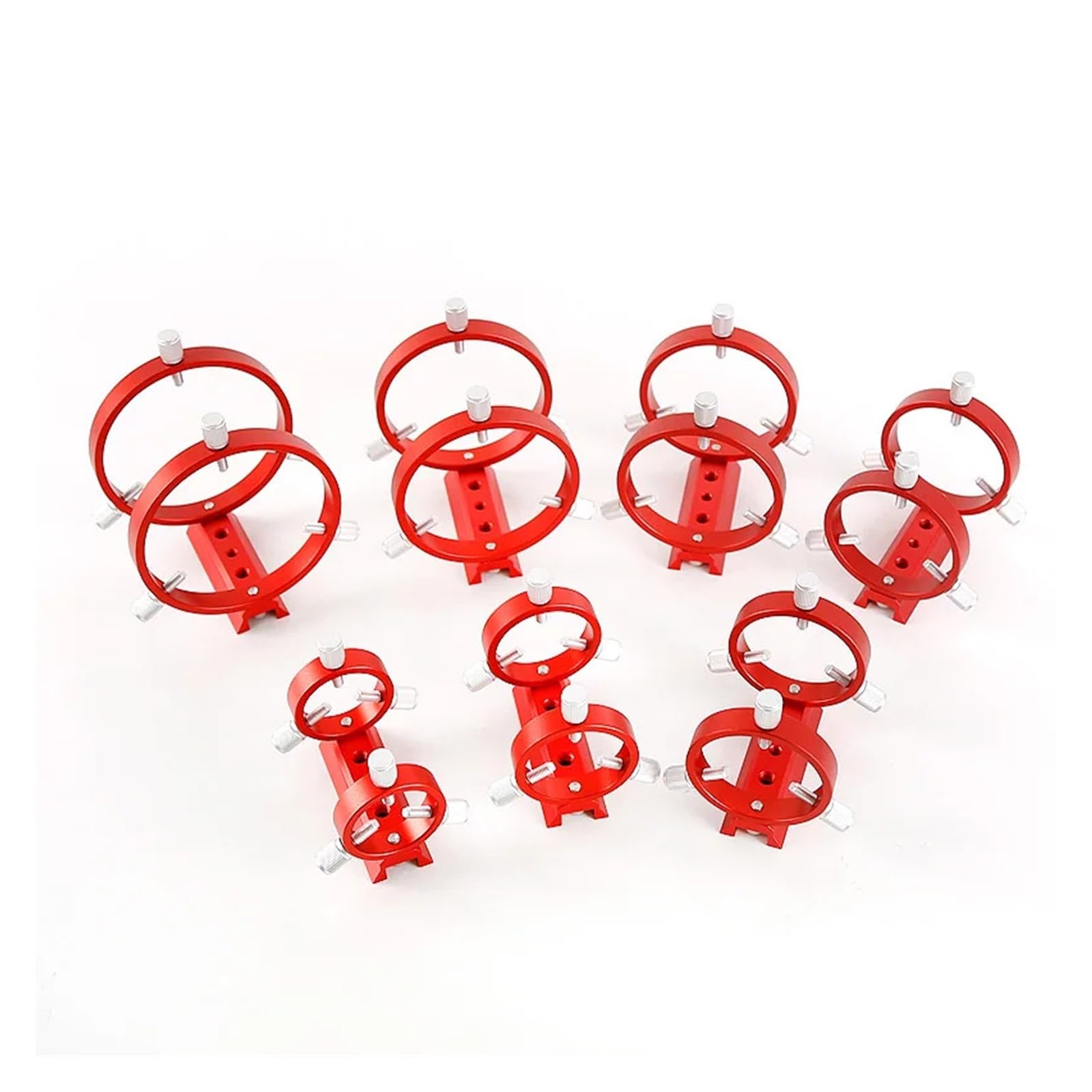Telescope Tube Rings, Dreipunkt-Leitsternring for astronomische Fotografie, Durchmesser 42–102 mm(80mm)