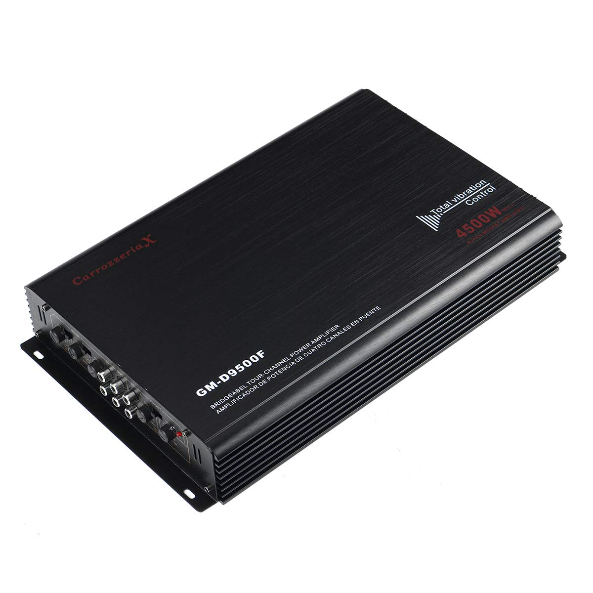 YONGYAO 12V 4500W Coche Audio Estéreo Potencia Amplificador Subwoofer Envolvente estéreo 3D de 4 Canales Clase A/B