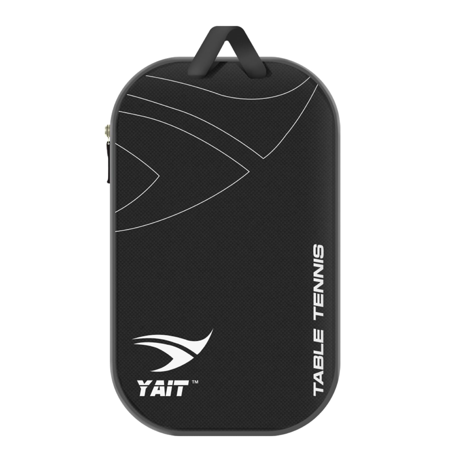 Table Tennis Racket Cover Case | Protective Paddle Storage Bag for 1 Racket | Durable Fabric Cover with Soft Inner Lining & Zipper Closure | Lightweight TT Bat Carry Bag | Black-image-21