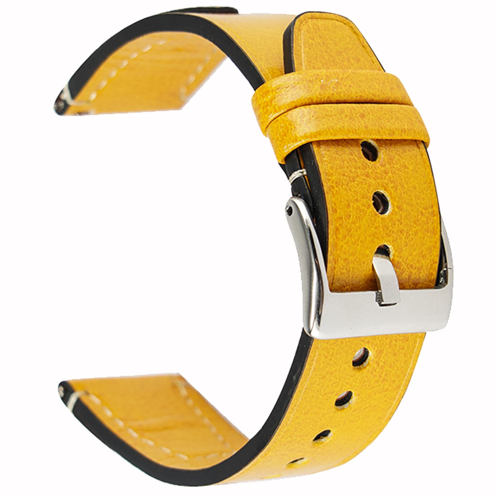 XIDESSEN Fashion Vintage Leather Bands Compatible with 18mm 19mm 20mm 22mm Quick Release Handmade Crazy Horse Leather Watch Band for Men Women(Watch Band Size=Watch Lug Width)