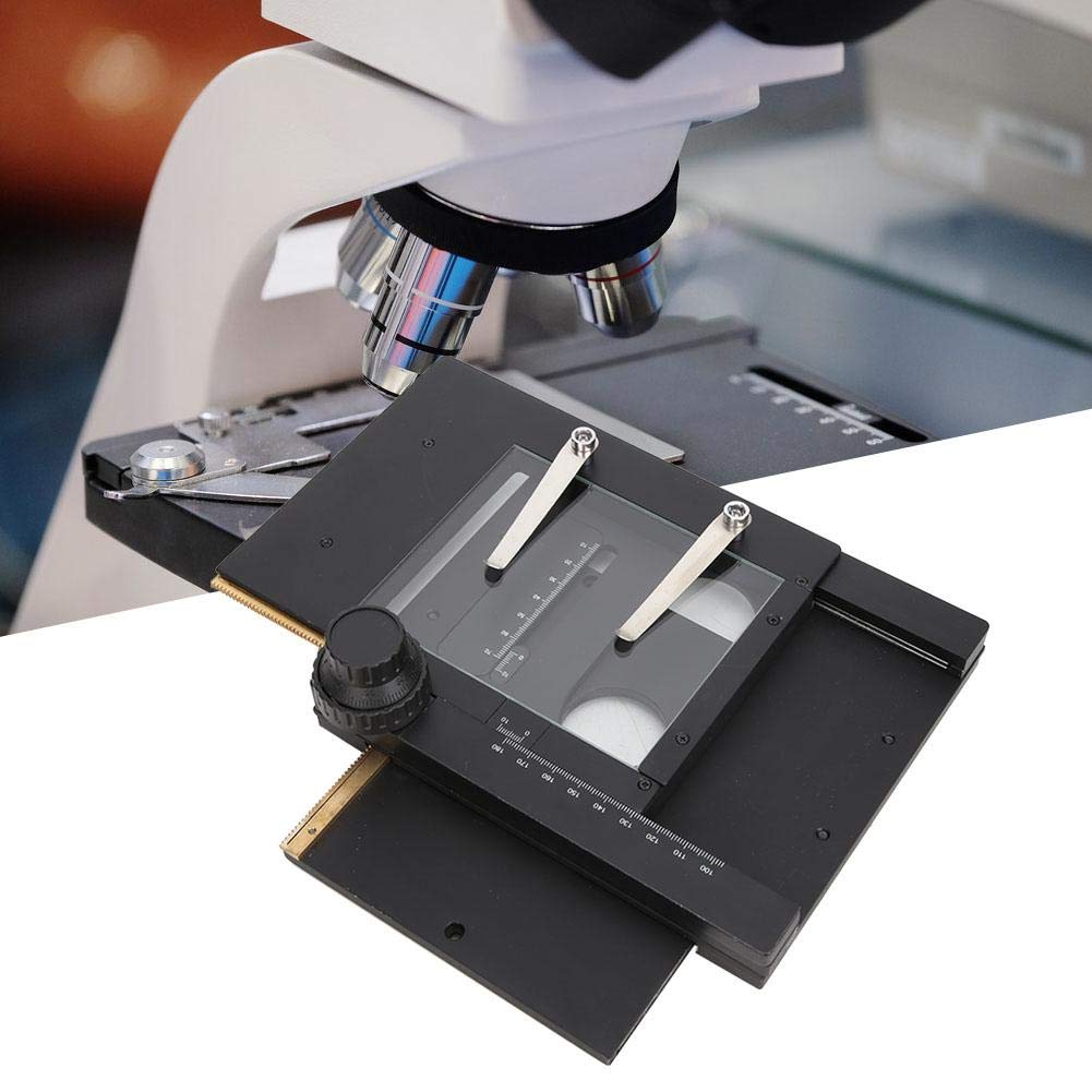 Aleación de aluminio Precisión manual Microscopio XY Etapa móvil Mesa de deslizamiento extraíble X-Y