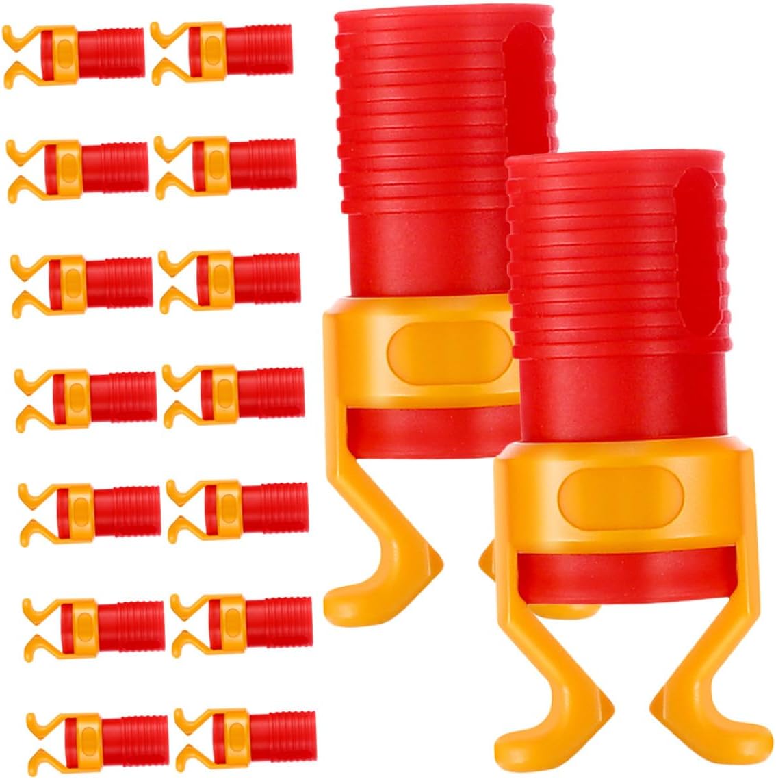 15pcs Screw Holder Clamp Set, Plastic Screw Gripper Sleeve Fixing Tool for Woodworking and DIY Projects, Universal Hand-screw Clamps for Carpenter Screwdrivers