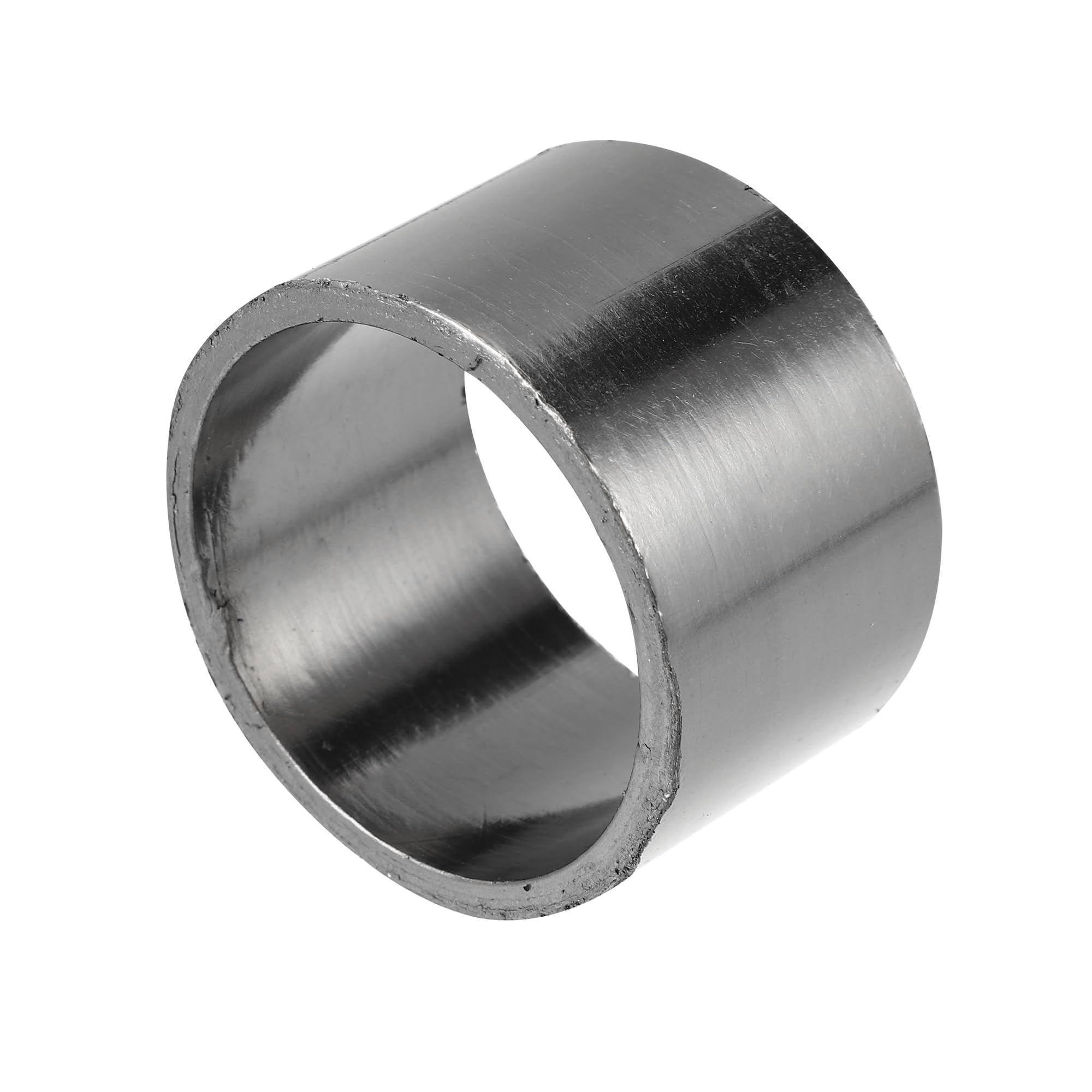 QUARKZMAN Joint D'Échappement Moto Ton Titane 1pc Étanche Graphite | Intérieur 45mm, Extérieur 52mm, Épaisseur 3.5mm, Résistance Chaleur, Réduction Bruit, Universel