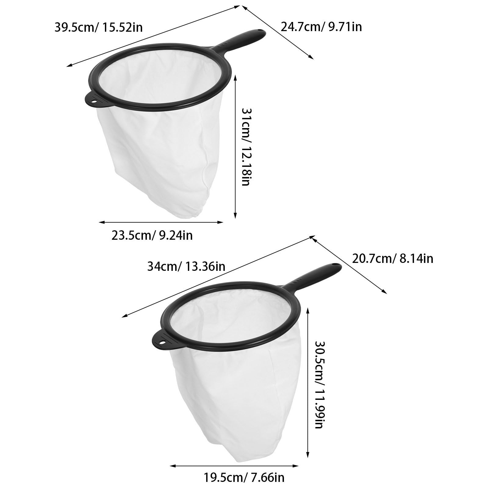 Filtro Infusor de Té 2 Piezas de Plástico para Filtrado Preciso