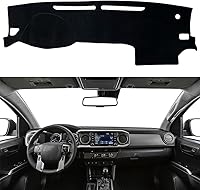 Vista 11 de Cubierta de salpicadero para Corolla 2019, 2020, 2021, 2022, 2023, 2024, 2025, 2026, accesorios antideslizante para consola central (borde negro)