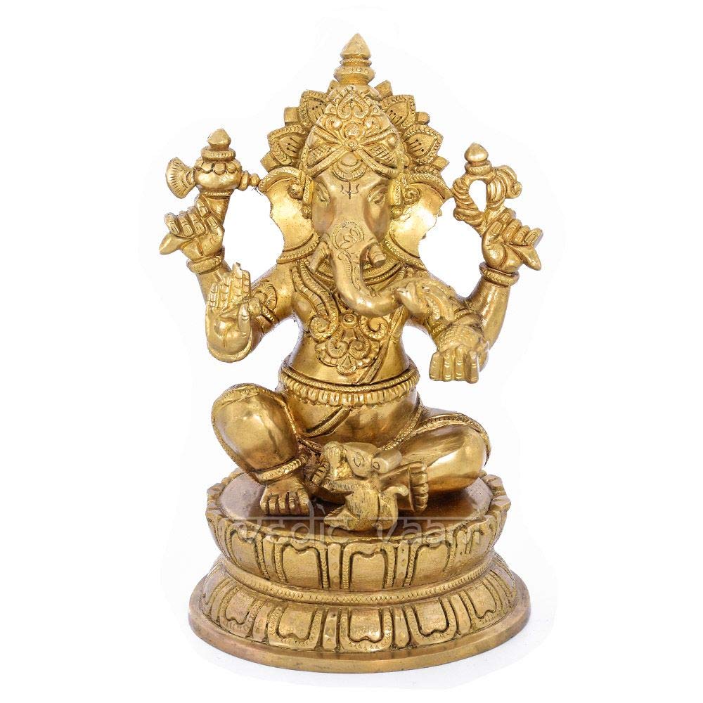 Buy Vedic Vaani Ekadanta Vighnaharta Ganpati Ganesha God Idol, Statue