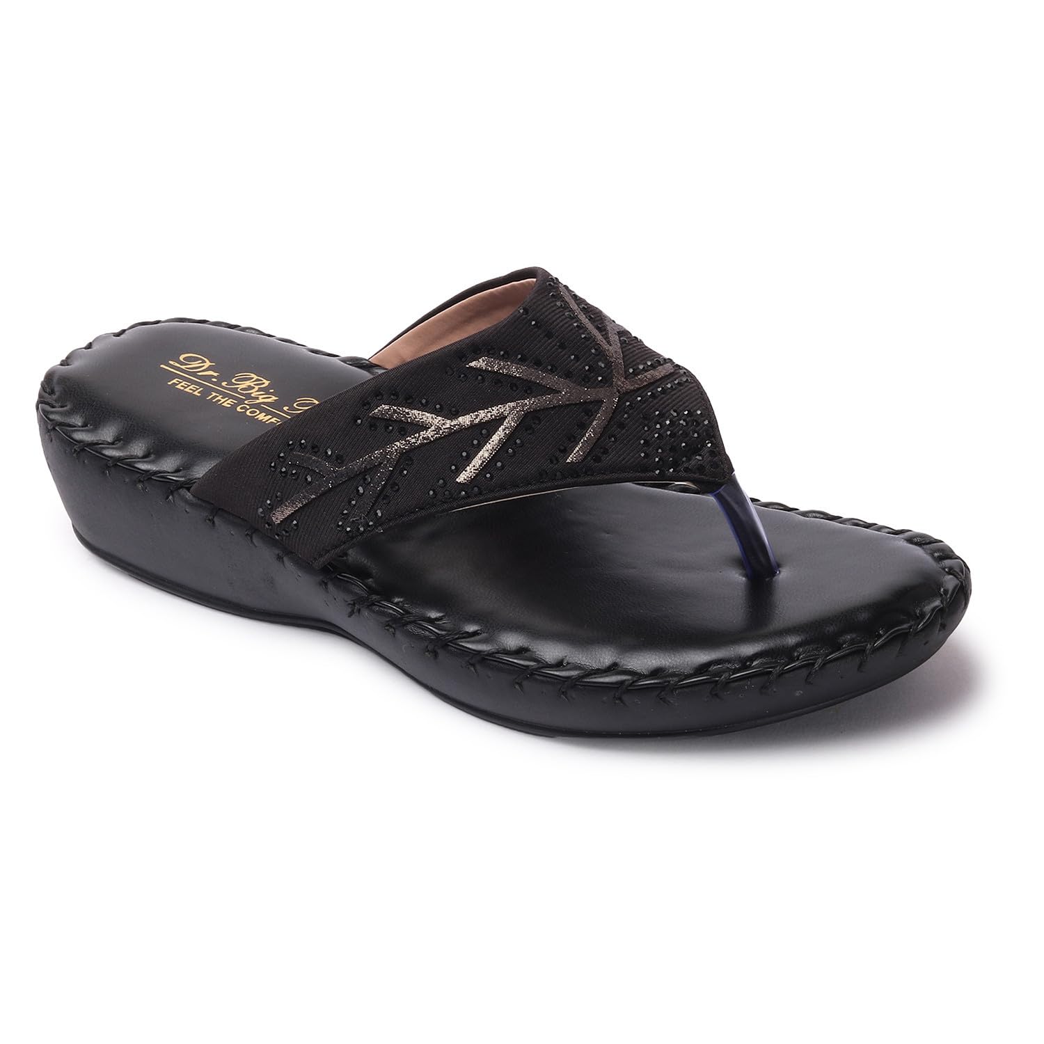 BIG BIRD FOOTWEAR Airmix Sole Synthetic Casual V-strap Doctor Sandals for Women & Girls (Black, Size : 7UK) (B0DCC6796Q) Amazon Price History, Amazon Price Tracker