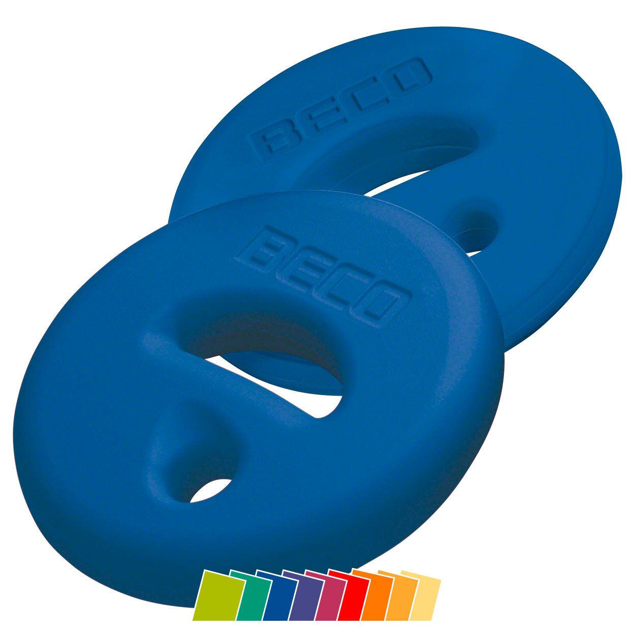 BECO AQUADISC SZ Paire Disques Aqua Haltères Entraînement - Bleu