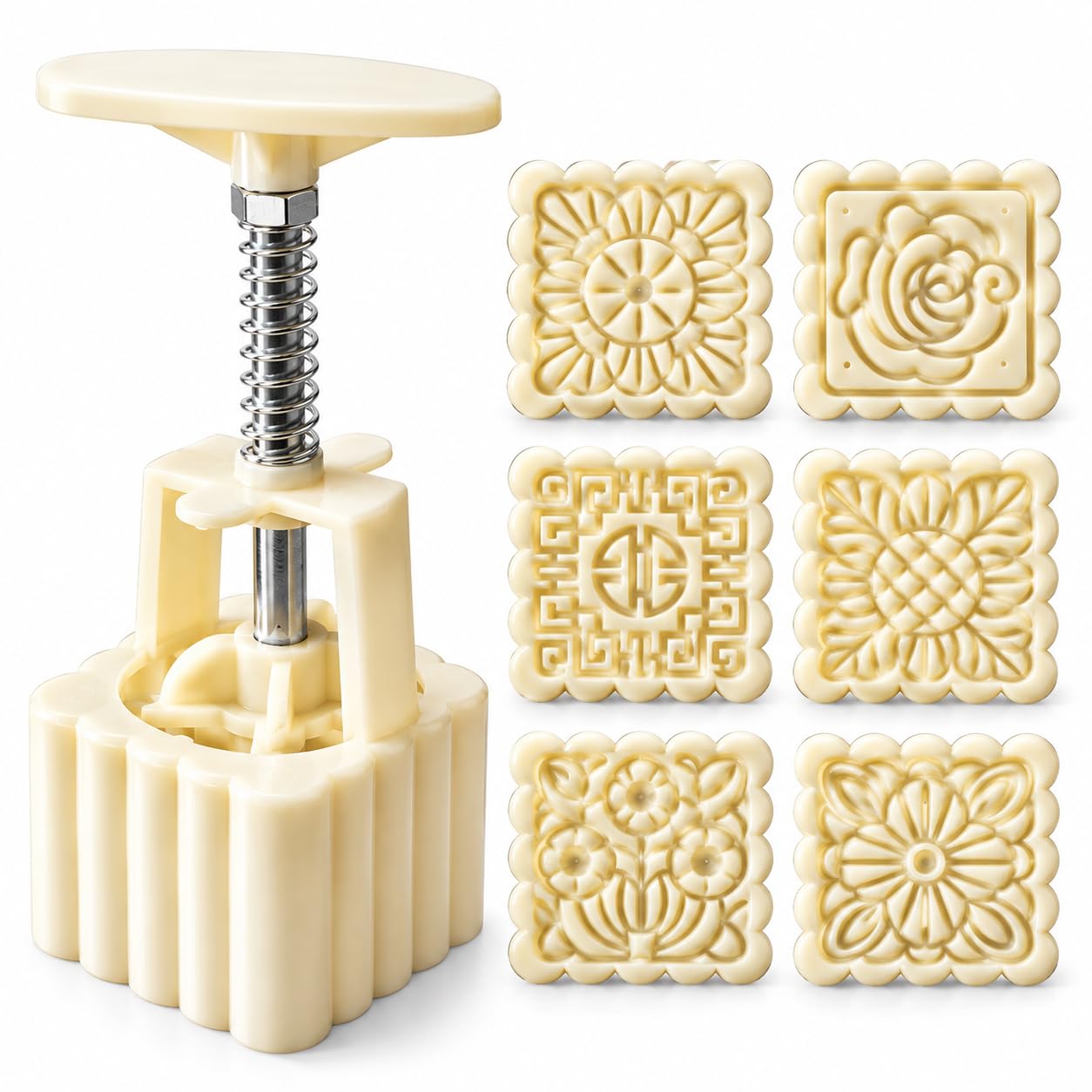 Cookie Press Mold - 6 Designs for Cookies & Biscuits -10