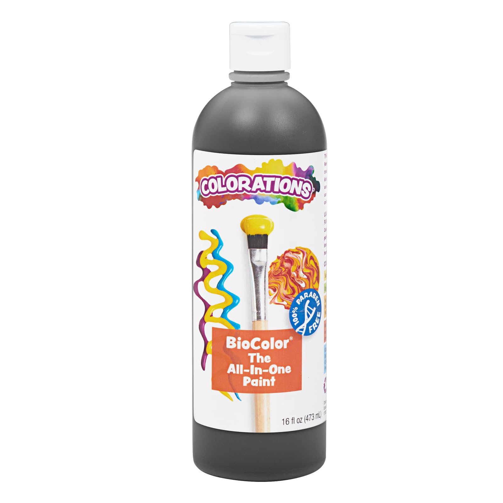 BioColor BIOBK Paint, Black - 16 oz.