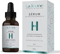 Serum Facial Ácido Hialurônico + Vitamina B5 + Extrato de Bulbo de Açafrâo -99% Ingredientes Naturais - Hidratação Intensa- Tonifica a Pele-Revitaliza o Rosto- Combate a flacidez no Rosto -Reduz rugas e linhas de expressão-Estimula a produção de colágeno e elastina– Ideal para todos os tipos de pele– 30 ml