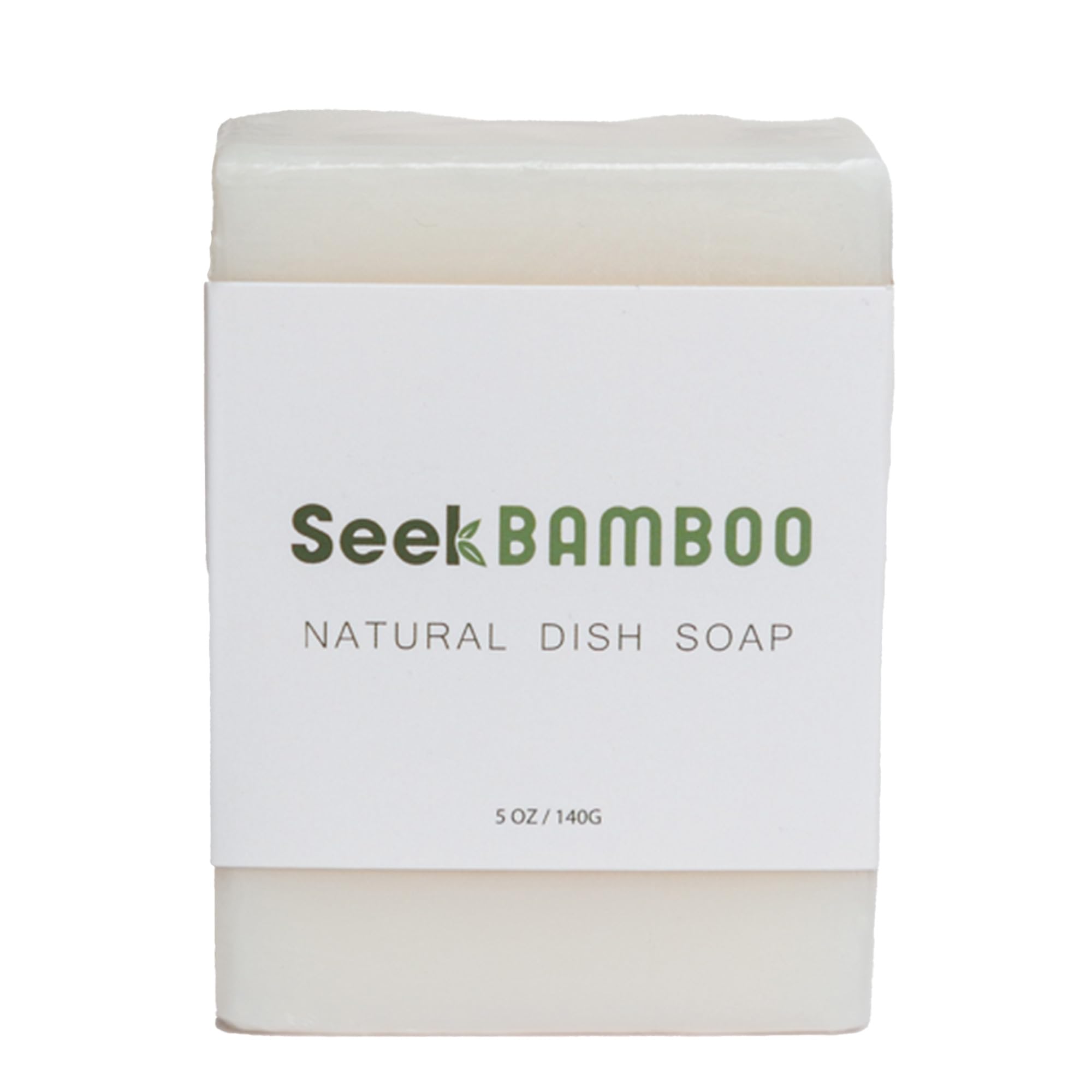 Seek Bamboo Dish Soap Bar Non-Toxic Plant-Based 5 oz