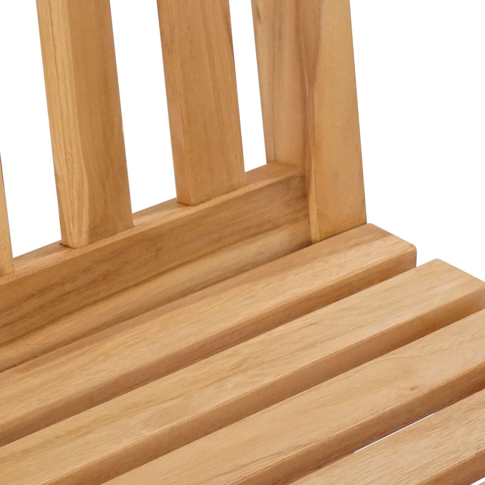 Stołek barowy 2 pcs brązowy Lite drewno teakowe Odporny na warunki atmosferyczne na zewnątrz Ogrodowy Wysoki hokery kuchenne do baru taras Nowoczesny design 110 kg wytrzymały
