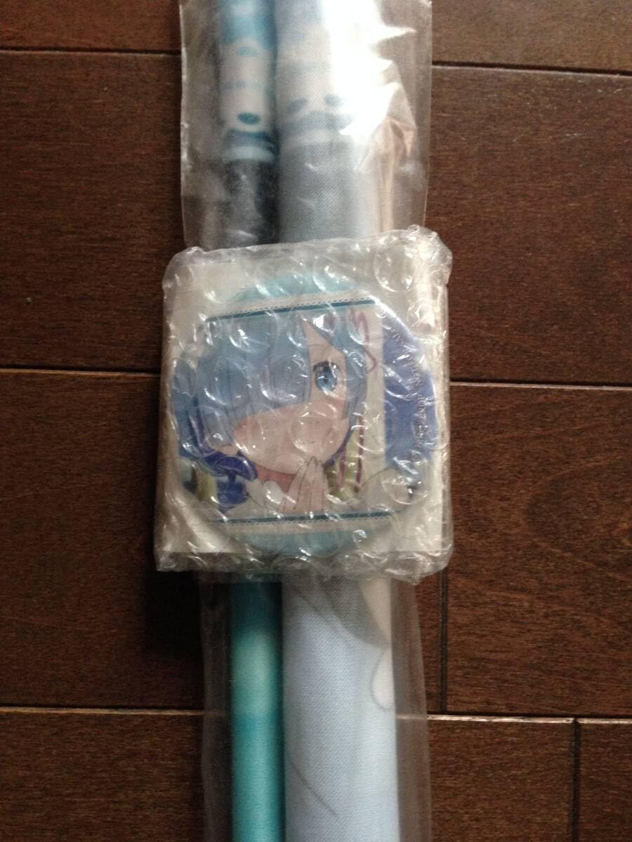 レム 至高のお目覚め B2 タペストリー コミケ限定 特典 缶バッジ C93